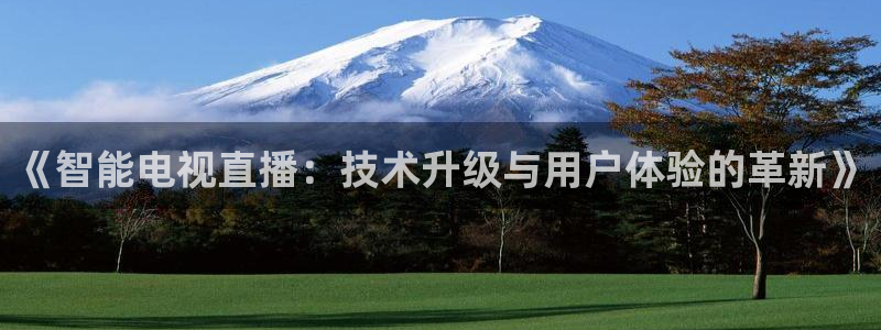 中超龙门直播：《智能电视直播：技术升级与用户体验的革新》